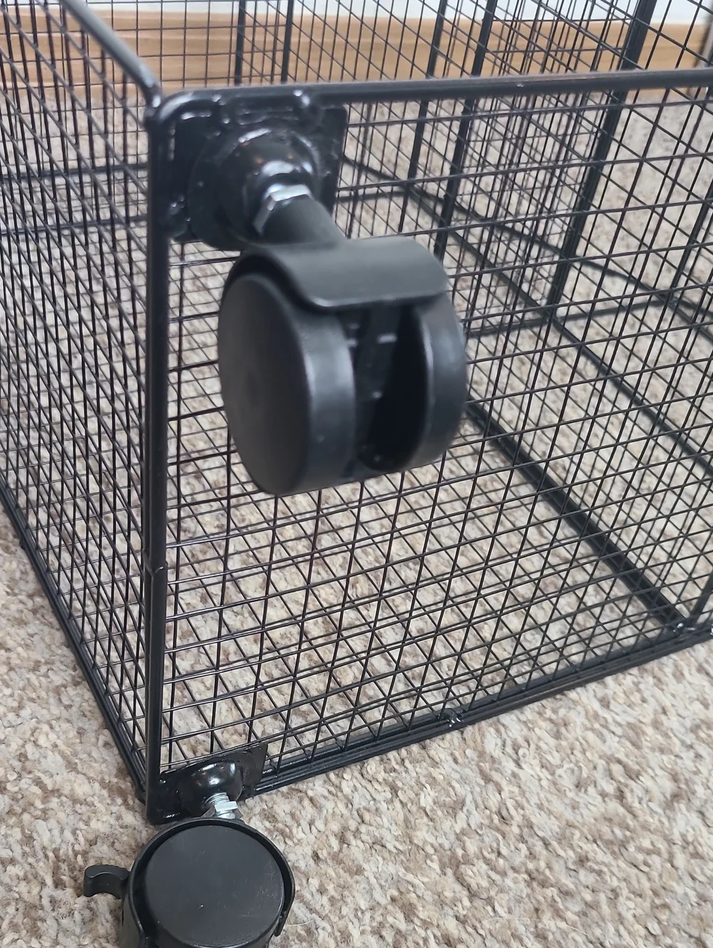 Black Wire Rolling Storage Organizer - Home Storage & Organization